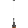 Matte Black Gold Interior Pendant Light