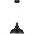 Vintage Black Metal Pendant Light