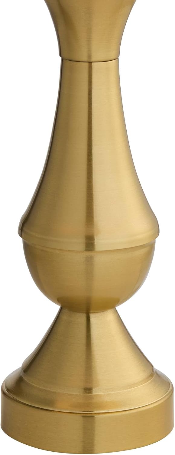 Traditional Gold Metal Table Lamp Set