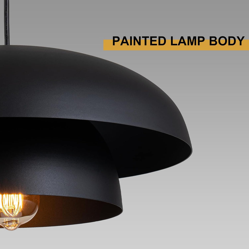 Black Farmhouse Kitchen Pendant Light