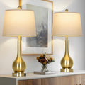 Touch Dimmable Gold Table Lamps Set
