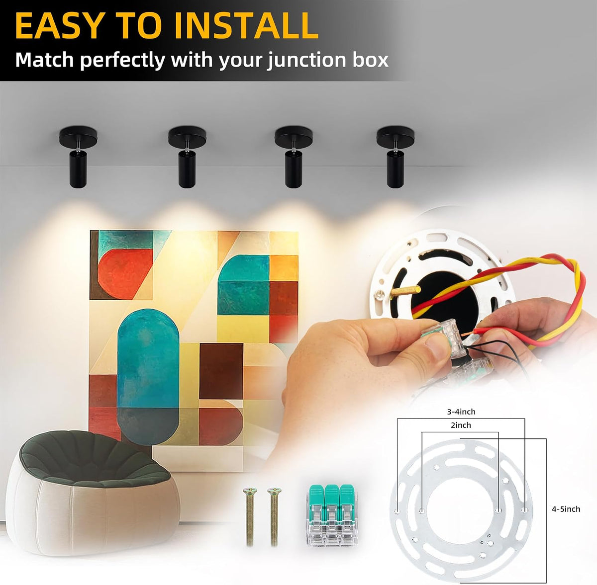 Indoor Directional LED Ceiling Spotlight