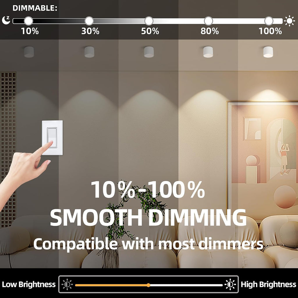 Modern Surface Mount LED Ceiling Spotlight