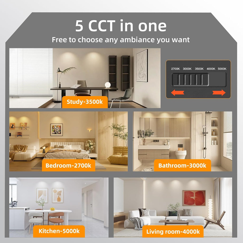 Modern Surface Mount LED Ceiling Spotlight