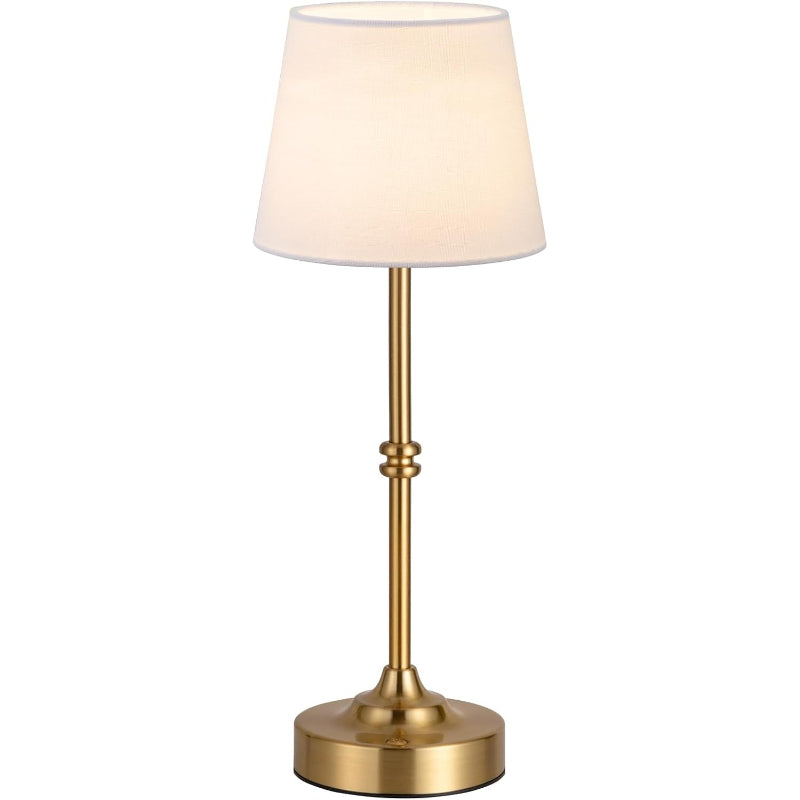 Rechargeable Brass Cordless Table Lamp
