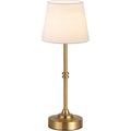 Rechargeable Brass Cordless Table Lamp