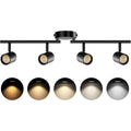 Black LED Ceiling Track Lighting Fixtures